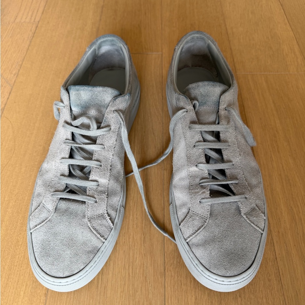 Gray Suede Men's Sneakers